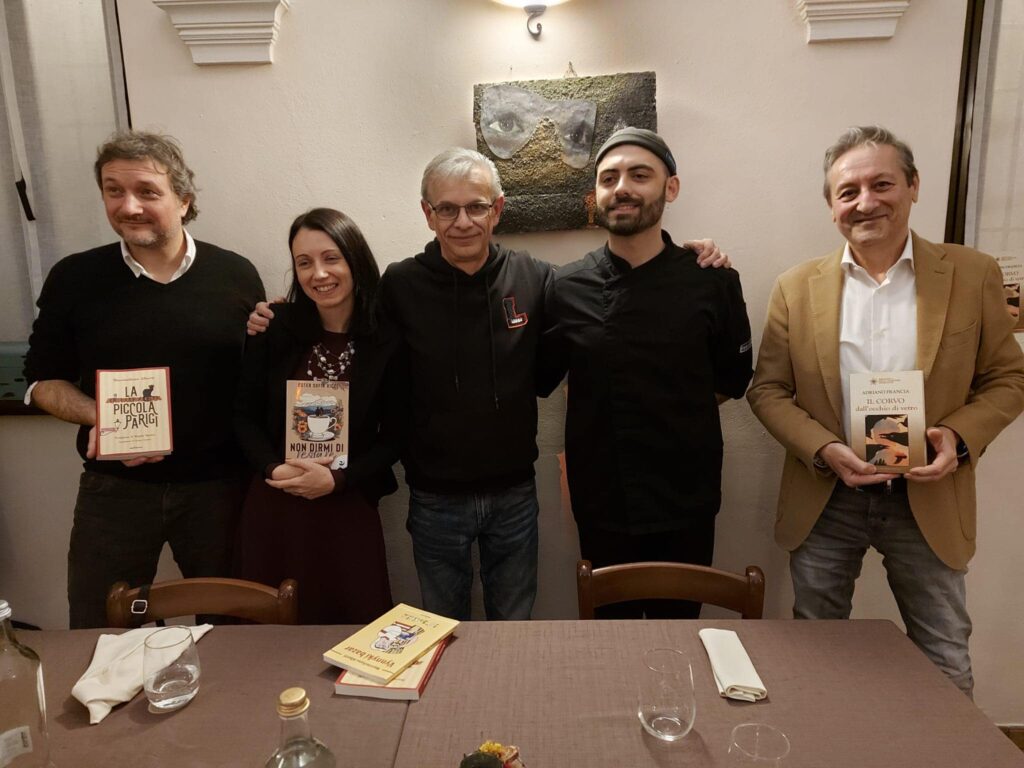 Adriano Francia presenta il libro "IL corvo dall'occhio di vetro" a Vercelli